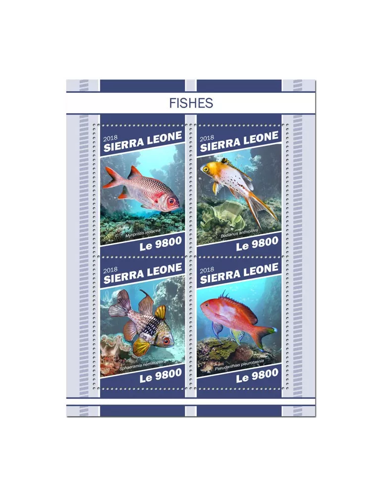 n° 8514/8517 - Timbre SIERRA LEONE Poste