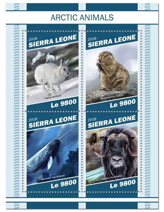 n° 8546/8549 - Timbre SIERRA LEONE Poste