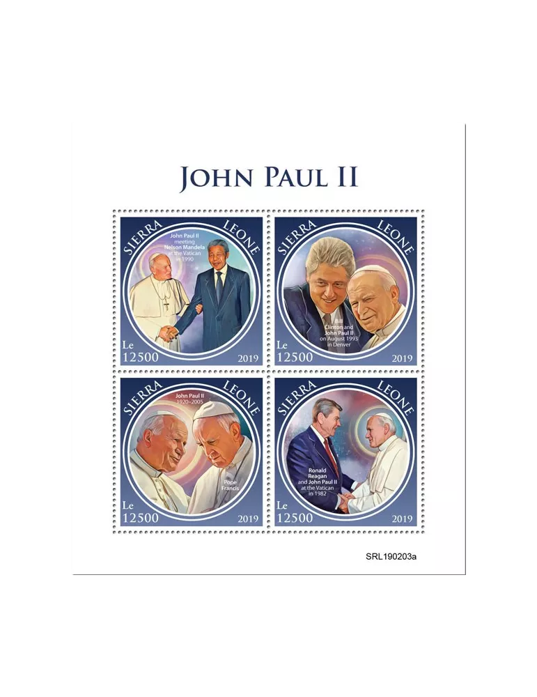 n° 8679/8682 - Timbre SIERRA LEONE Poste