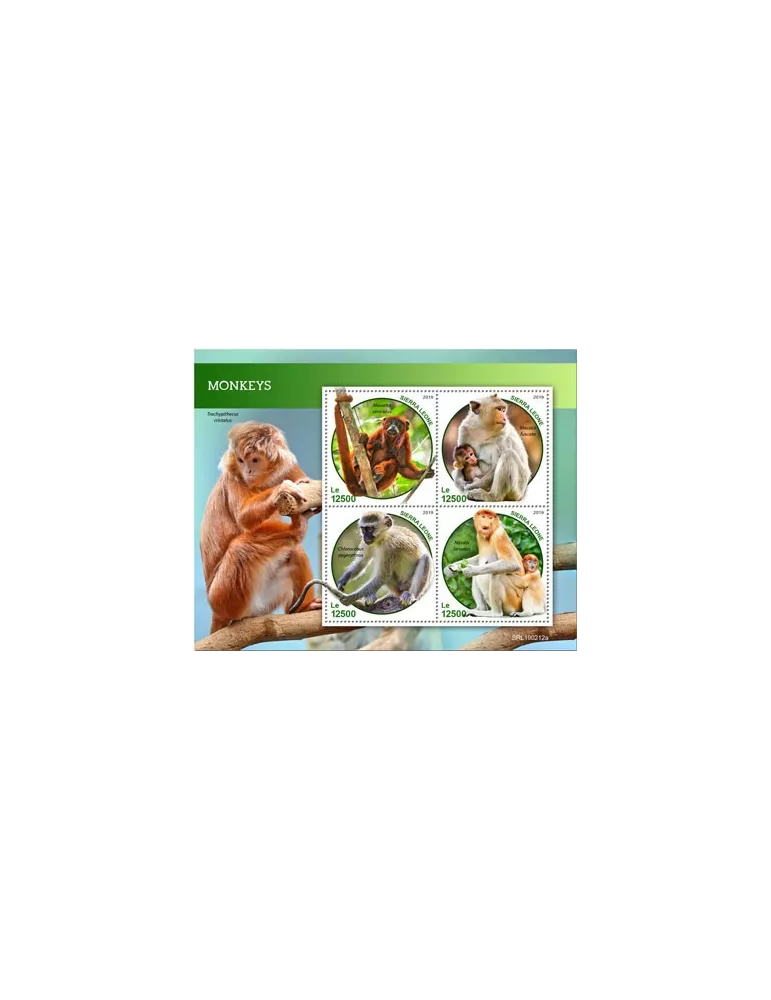 n° 8715/8718 - Timbre SIERRA LEONE Poste