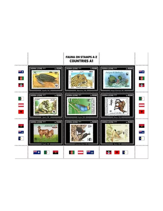 n° 8754/8762 - Timbre SIERRA LEONE Poste