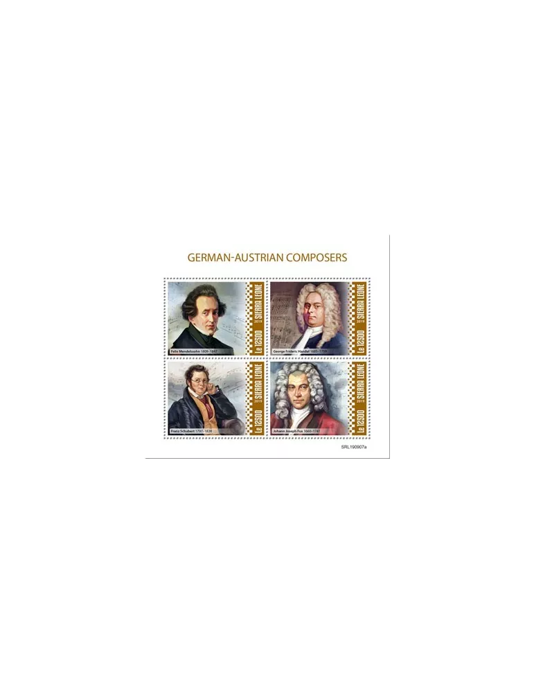 n° 9292/9295 - Timbre SIERRA LEONE Poste