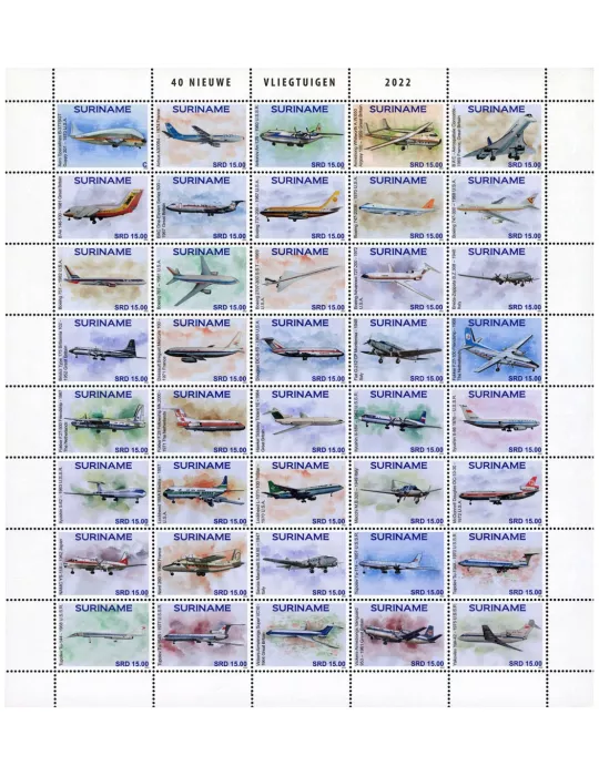 n° 3233/3272 - Timbre SURINAM Poste