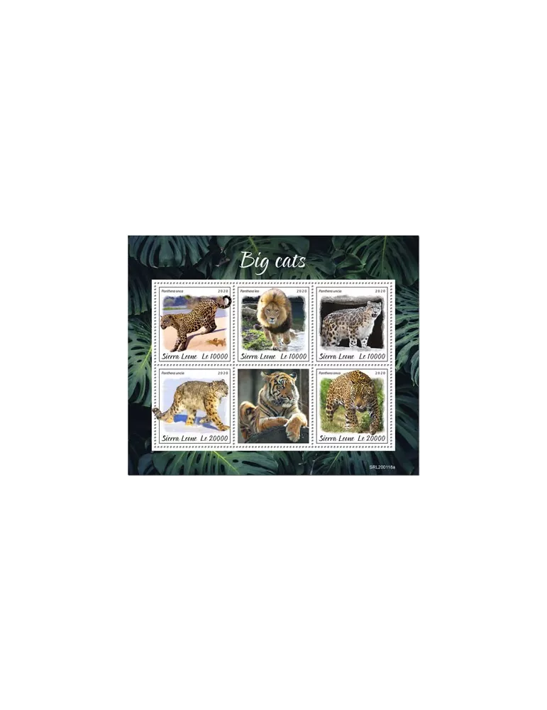 n° 9686/9690 - Timbre SIERRA LEONE Poste