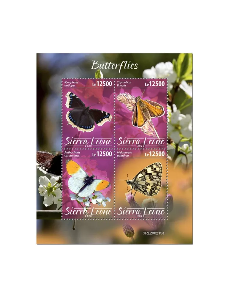 n° 9757/9760 - Timbre SIERRA LEONE Poste