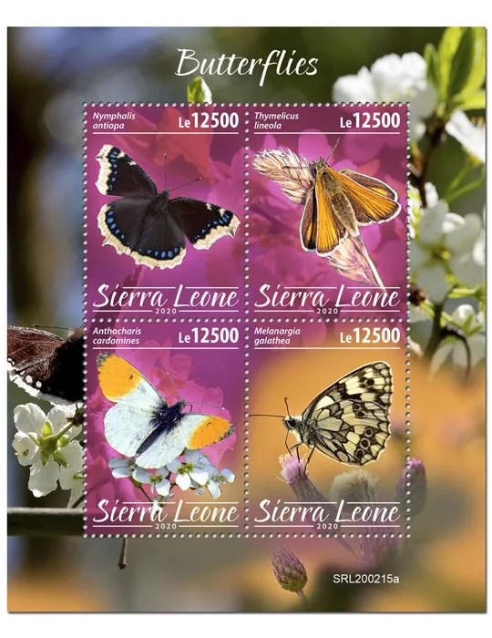 n° 9757/9760 - Timbre SIERRA LEONE Poste