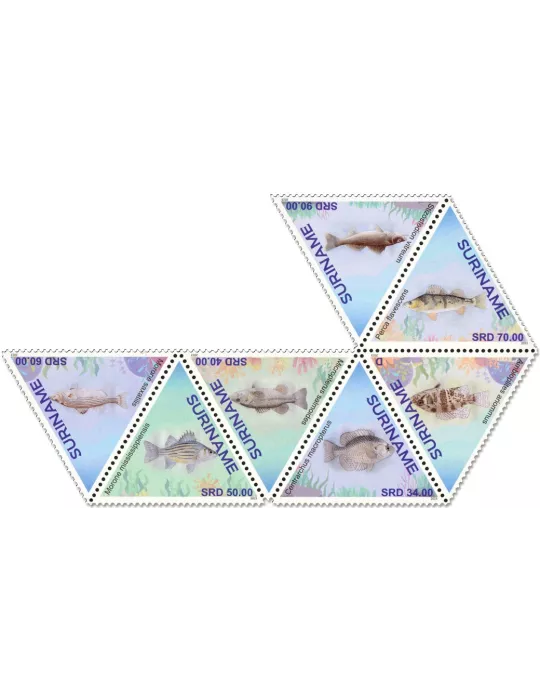 n° 3322/3328 - Timbre SURINAM Poste