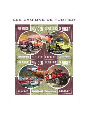 n° 4609/4612 - Timbre NIGER Poste