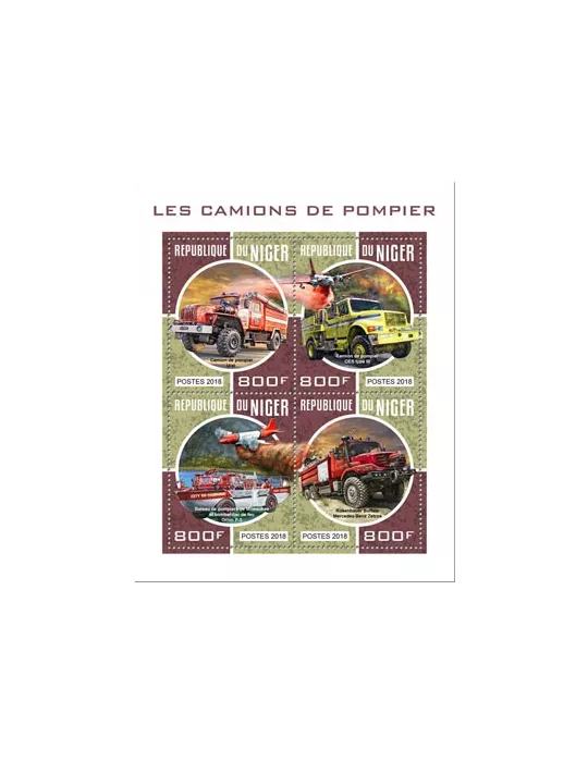 n° 4609/4612 - Timbre NIGER Poste