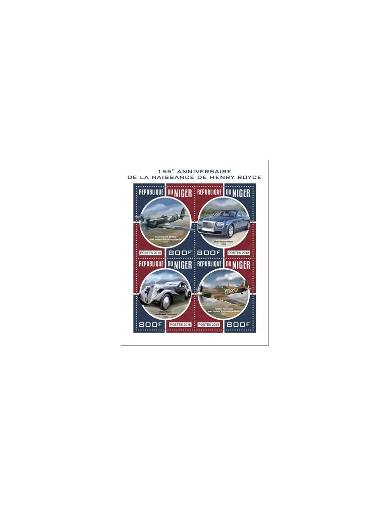 n° 4653/4656 - Timbre NIGER Poste