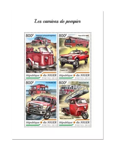 n° 4817/4820 - Timbre NIGER Poste