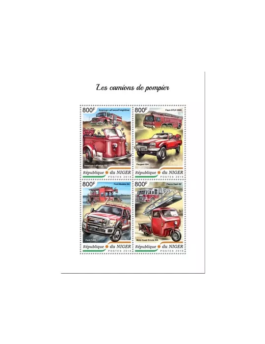 n° 4817/4820 - Timbre NIGER Poste