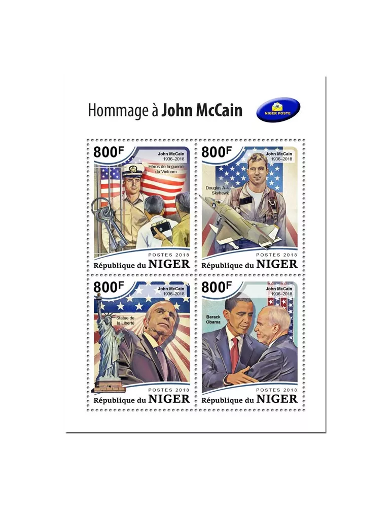 n° 4898/4901 - Timbre NIGER Poste