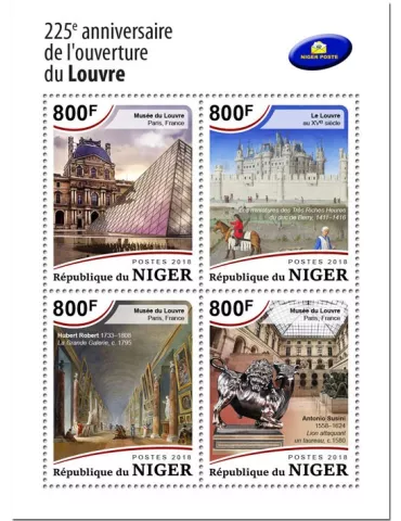 n° 4958/4961 - Timbre NIGER Poste
