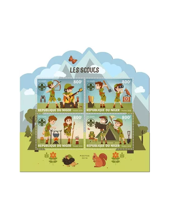 n° 5054/5057 - Timbre NIGER Poste