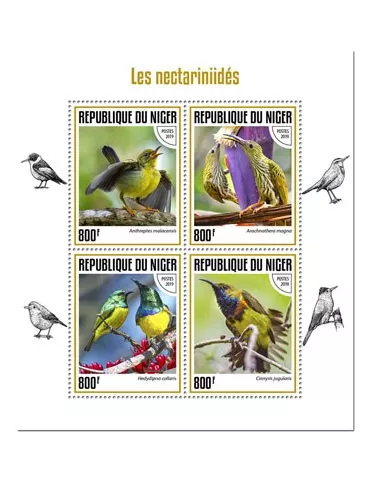 n° 5322/5325 - Timbre NIGER Poste