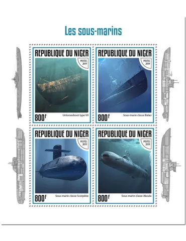 n° 5358/5361 - Timbre NIGER Poste