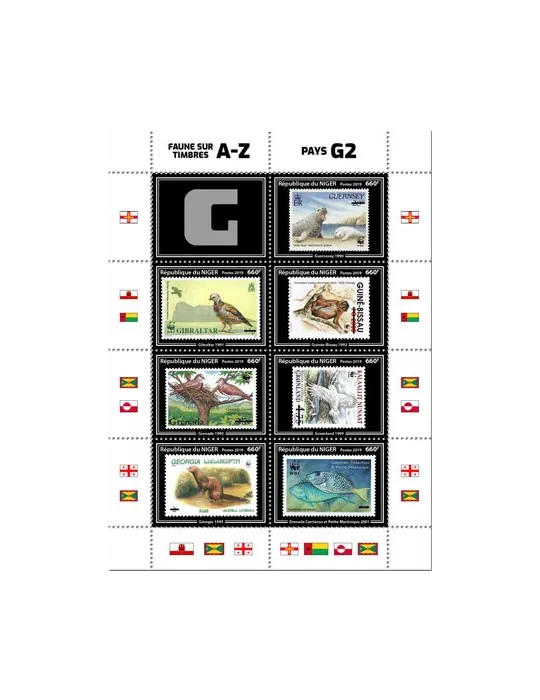 n° 5522/5528 - Timbre NIGER Poste