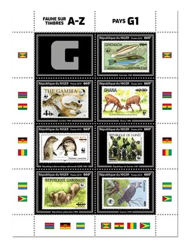 n° 5529/5535 - Timbre NIGER Poste