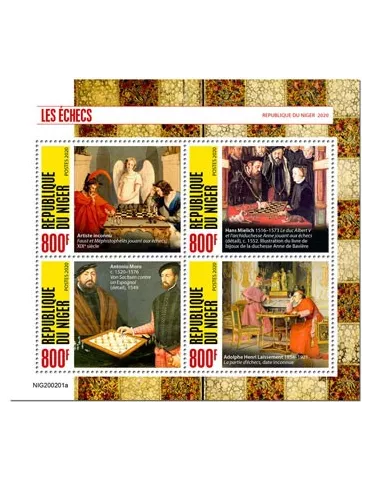 n° 5823/5826 - Timbre NIGER Poste