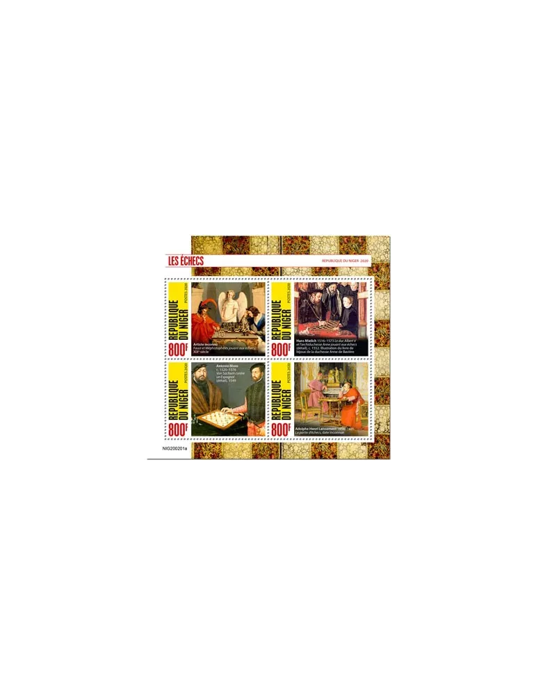 n° 5823/5826 - Timbre NIGER Poste