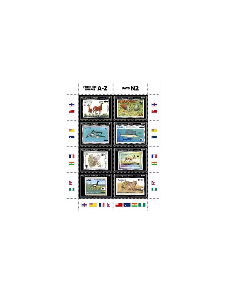 n° 5909/5916 - Timbre NIGER Poste