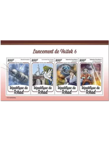 n° 2412/2415 - Timbre TCHAD Poste