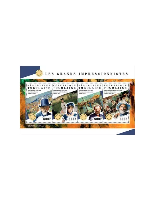 n° 6340/6343 - Timbre TOGO Poste