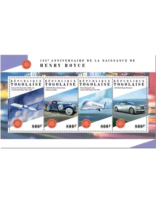 n° 6424/6427 - Timbre TOGO Poste