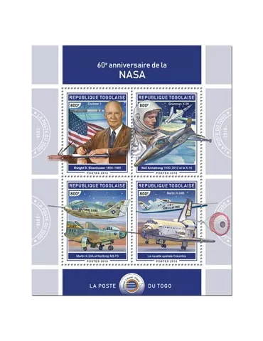 n° 6440/6443 - Timbre TOGO Poste