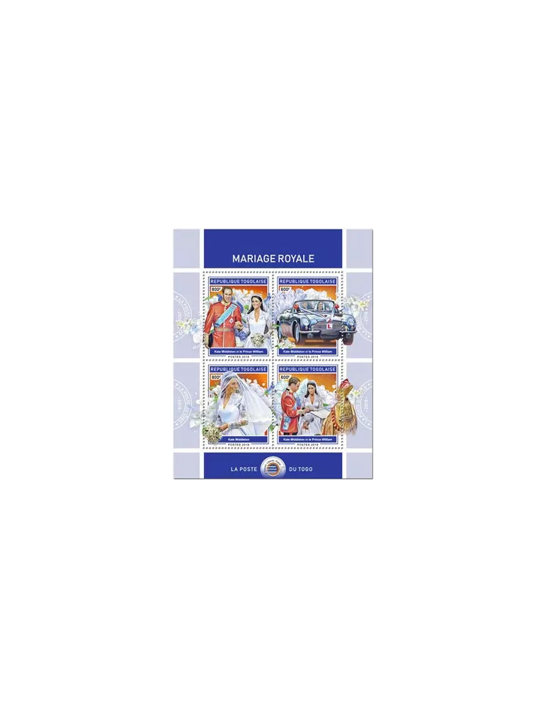 n° 6464/6467 - Timbre TOGO Poste