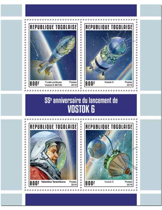 n° 6692/6695 - Timbre TOGO Poste