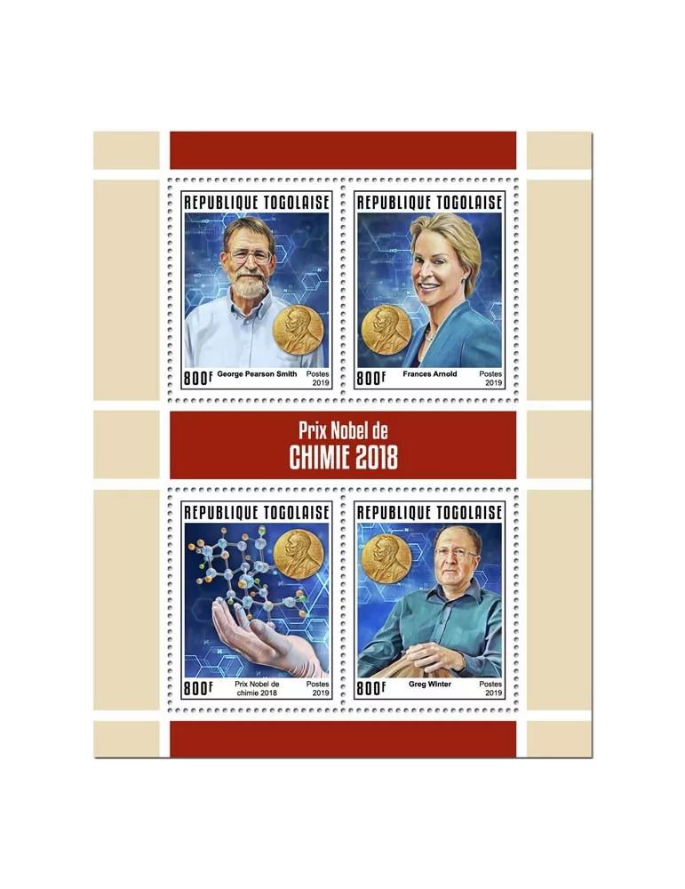 n° 6744/6747 - Timbre TOGO Poste