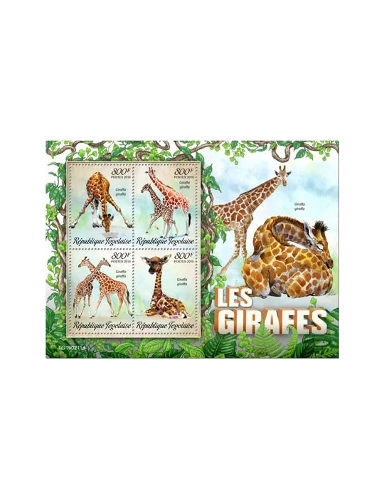 n° 6840/6843 - Timbre TOGO Poste