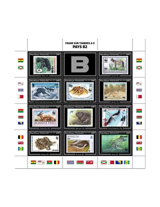 n° 6995/6998 - Timbre TOGO Poste