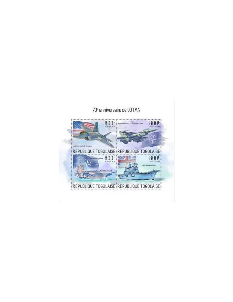 n° 7110/7113 - Timbre TOGO Poste