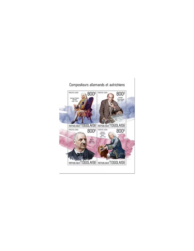 n° 7122/7125 - Timbre TOGO Poste