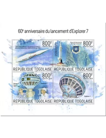 n° 7186/7189 - Timbre TOGO Poste