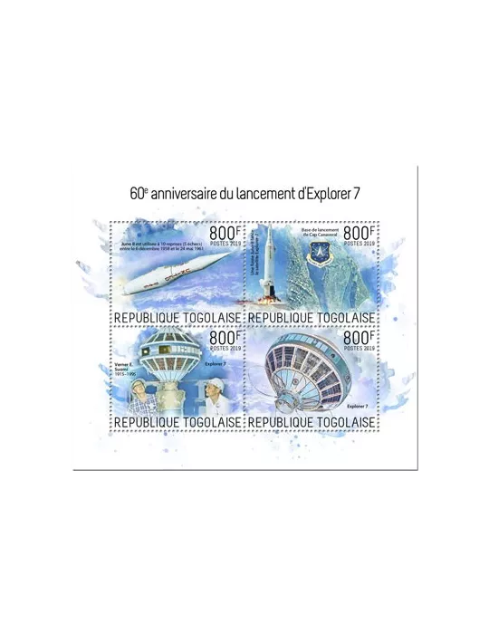 n° 7186/7189 - Timbre TOGO Poste