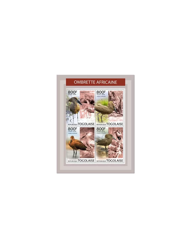 n° 7227/7230 - Timbre TOGO Poste