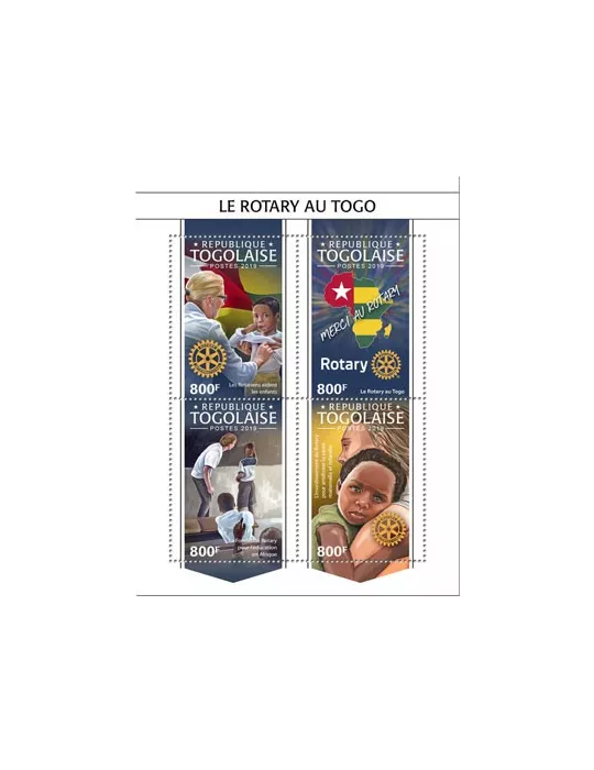 n° 7307/7310 - Timbre TOGO Poste