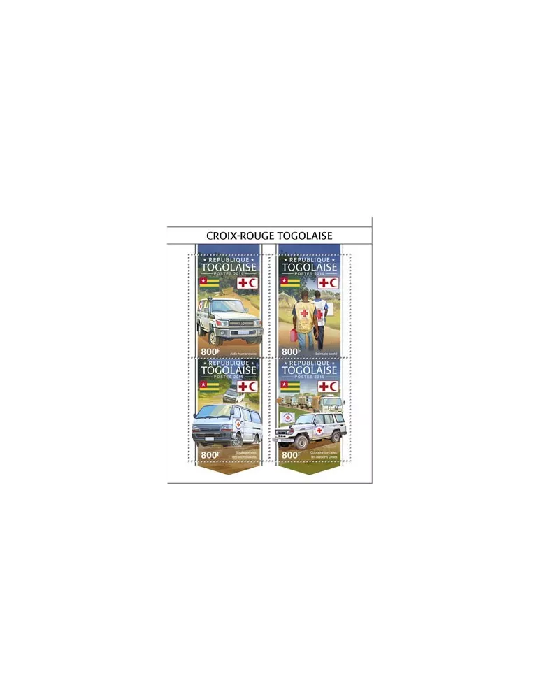 n° 7311/7314 - Timbre TOGO Poste