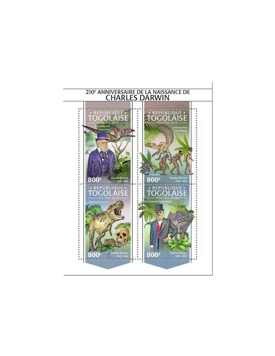 n° 7374/7377 - Timbre TOGO Poste