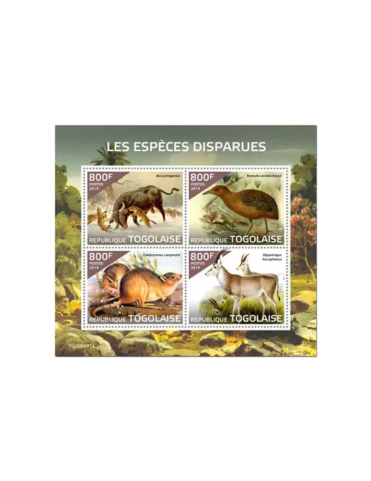 n° 7446/7449 - Timbre TOGO Poste