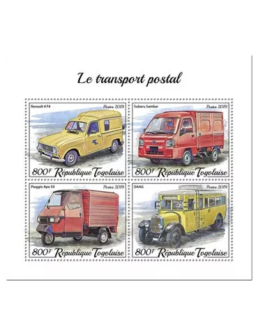 n° 7619/7622 - Timbre TOGO Poste