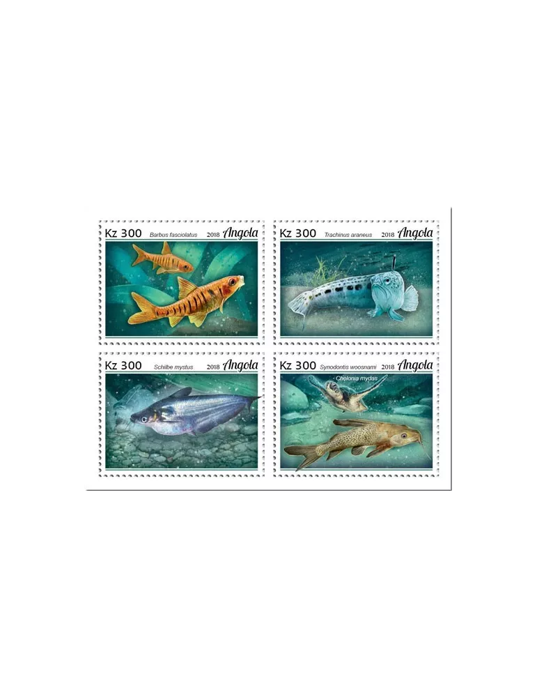 n° 1728/1731 - Timbre ANGOLA Poste