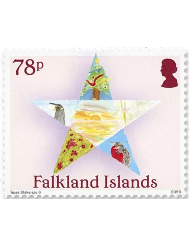 n° 1352/1355 - Timbre FALKLAND Poste 2