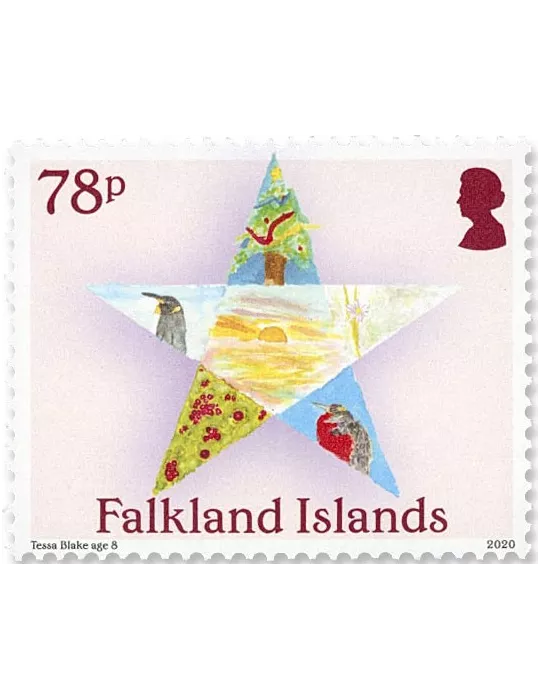 n° 1352/1355 - Timbre FALKLAND Poste