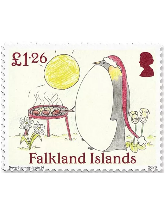 n° 1352/1355 - Timbre FALKLAND Poste