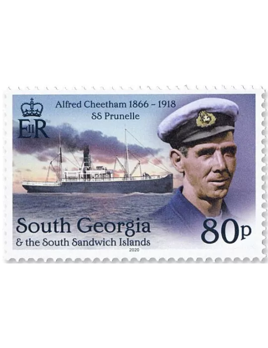 n° 744/747 - Timbre GEORGIE DU SUD Poste